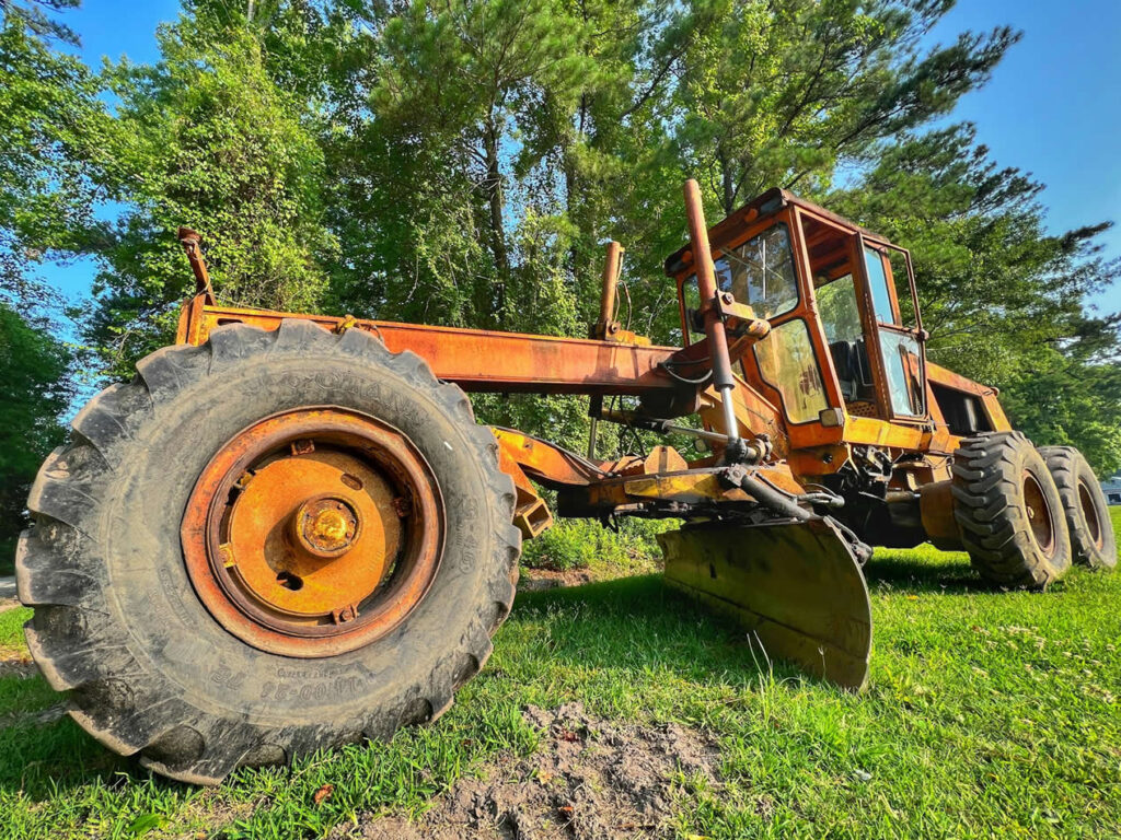 Austin contractor using financed skid steer for construction project